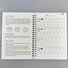 Carregar imagem no visualizador da galeria, Caderno de Prática de Magia de Groove 3D Francês Livro Infantil Números de Aprendizagem Letras Francesas Caligrafia Escrita Livros de Exercícios Presente