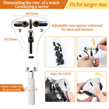 Carregar imagem no visualizador da galeria, 149 pçs em 1 conjunto kit de ferramentas de reparo de relógios link removedor de pinos abridor de caixas removedor de barras de molas kit de ferramentas de reparo de relógios de profissão