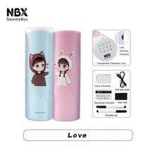 Carregar imagem no visualizador da galeria, Estojos NBX Lápis Senha Desenhos Animados Porta Caneta Caixa de Papelaria de Grande Capacidade Fechadura Codificada Escritório Doméstico Saco de Armazenamento Escola