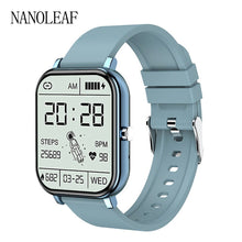 Carregar imagem no visualizador da galeria, Relógio inteligente masculino feminino com suporte a tela sensível ao toque completo monitor de freqüência cardíaca previsão do tempo mostrador personalizado fitness esportivo relógio de pulso digital