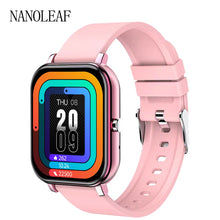 Carregar imagem no visualizador da galeria, Relógio inteligente masculino feminino com suporte a tela sensível ao toque completo monitor de freqüência cardíaca previsão do tempo mostrador personalizado fitness esportivo relógio de pulso digital