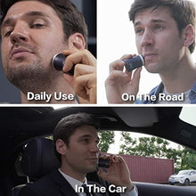 Carregar imagem no visualizador da galeria, Ultra mini barbeador elétrico para homens portátil recarregável máquina de barbear barba navalha de viagem tamanho de bolso profissional masculino barbeador